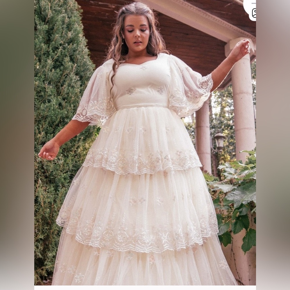 ✨JessaKae “Snowflake Dress” – Size 1X – Worn Once ✨